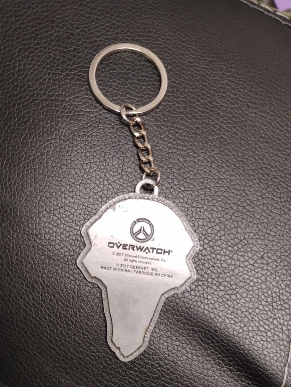 2017 BLIZZARD OVERWATCH REAPER MASK KEYCHAIN CHARM GOOD CONDITION